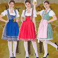 thumbnail image 3 of Womens Oktoberfest Costume German Dirndl Dress Costume Dress Bavarian Carnival Party3XL, 3 of 4