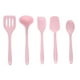 thumbnail image 2 of Suministros de cocina, utensilios y aparatos de cocina, juego de espátulas de 5 piezas, juego de espátulas de cocina para utensilios de cocina antiadherentes para cocinar, hornear, mezclar, una pala, 2 of 9