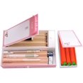 thumbnail image 2 of Multifunction Pencil Box With Double Password Lock, Large Capacity Plastic Stationery Case Combination Lock Pencil Box Organizer(girl Pink)(), 2 of 5