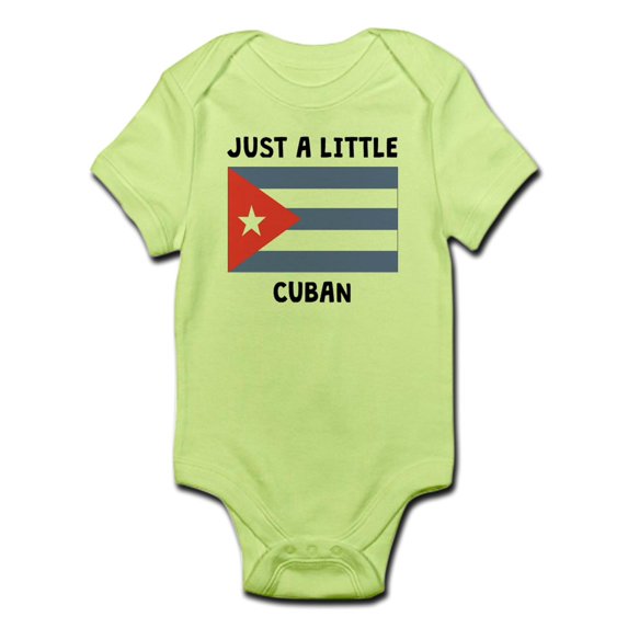 CafePress - Just A Little Cuban Body Suit - Baby Light Bodysuit