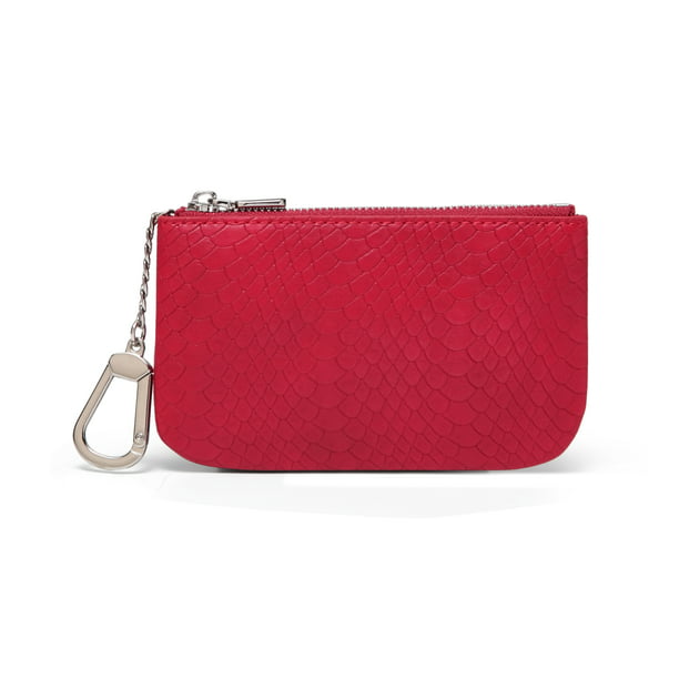 Daisy Rose - Daisy Rose Luxury Key Chain pouch | PU Vegan Leather coin purse with clasp ...
