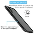 thumbnail image 2 of Samsung Galaxy A50 Case, Takfox Galaxy A50 Cover with [Tempered Glass Screen Protector] Shockproof Plastic TPU Slim Crystal Clear Hard Case Transparent Full Body Sturdy Bumper Phone Case - Black, 2 of 7