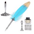 thumbnail image 1 of Bolígrafo De Plumas, Liviano En Peso: Kit De Bolígrafo De Plumas Atractivo Y Atractivo, Cómodo De Sostener, Conveniente Para Practicar Para Regalos En El Hogar ANGGREK No, 1 of 7