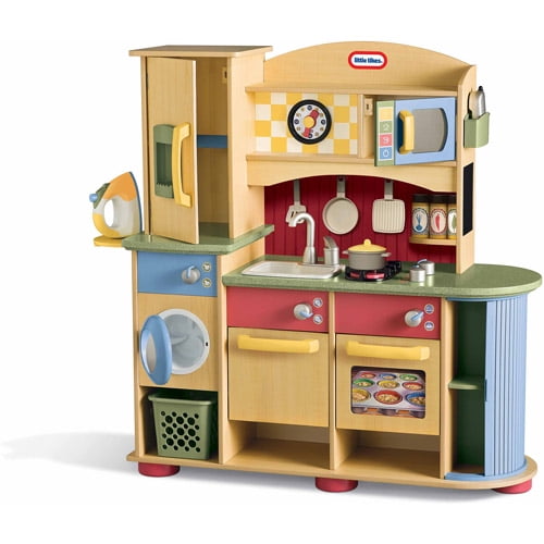 little tikes premium wood home and kitchen