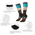 thumbnail image 3 of Naloa Realistic Turtle Thigh High Socks Extra Long Stretchy Sock Women Over Knee High Opaque Stocking Daily Wear, 3 of 6
