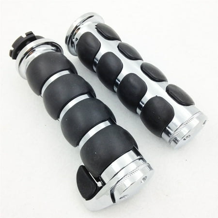 HTT MOTOR  Billet Aluminum w Rubber Hand  Grips  1 25mm For  HTT MOTOR  Billet Aluminum w Rubber Hand  Grips  1 25mm For