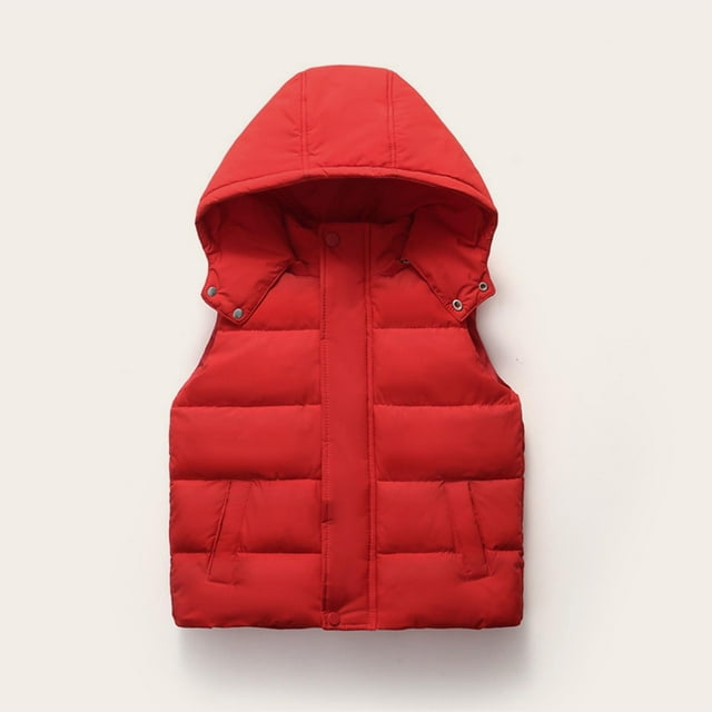 Cowsor Bébé Tout-Petit Garçons Filles Doudoune Matelassée Sans Manches Veste Matelassée Manteau Chaud d'Hiver Gilet Enfant Enfant Automne Vêtement d'Extérieur