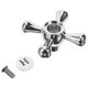 thumbnail image 5 of Manija de grifo de aleación de zinc para lavabo, cocina y baño., 5 of 8