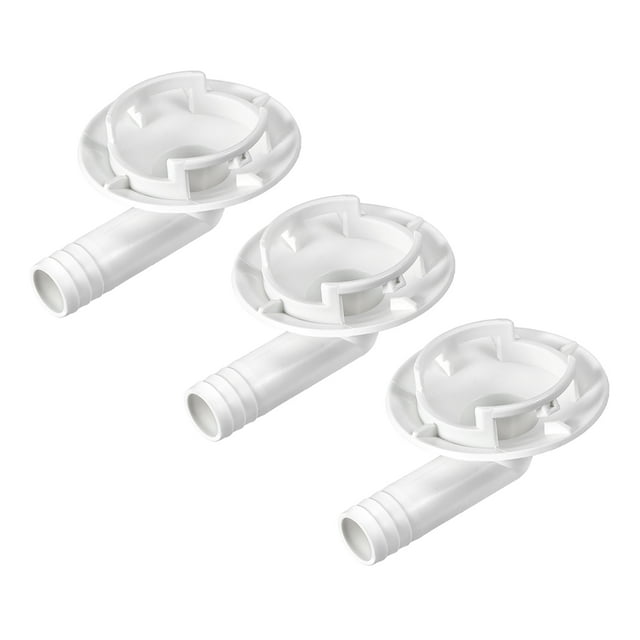 Conector de manguera de drenaje de aire acondicionado, accesorio en ángulo para unidades mini-split y unidades de ventana AC 40 mm 3 Pcs