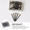 thumbnail image 3 of Yongwei 1 Set 50Pcs Boxed Nails Practical Photo Frame Nails Picture Hook Nails (Black), 3 of 8