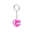 thumbnail image 1 of Llavero De Voleibol Deportivo En Tándem  Mini Llavero De Voleibol En Llavero  Llavero De Voleibol Rosa Y Blanco Para Mochilas, Bolsas De Gimnasio, Bolsos  Suministros Para Fiestas Temáticas De Vole, 1 of 5