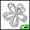 Silver Tone, variant on Unique Bargains Cutout Flower Claw Clip Special Occasions Gold Tone