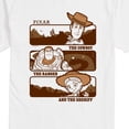thumbnail image 3 of Toy Story 5 - The Cowboy, The Ranger, and the Sheriff - Men's Short Sleeve Graphic T-Shirt, 3 of 5