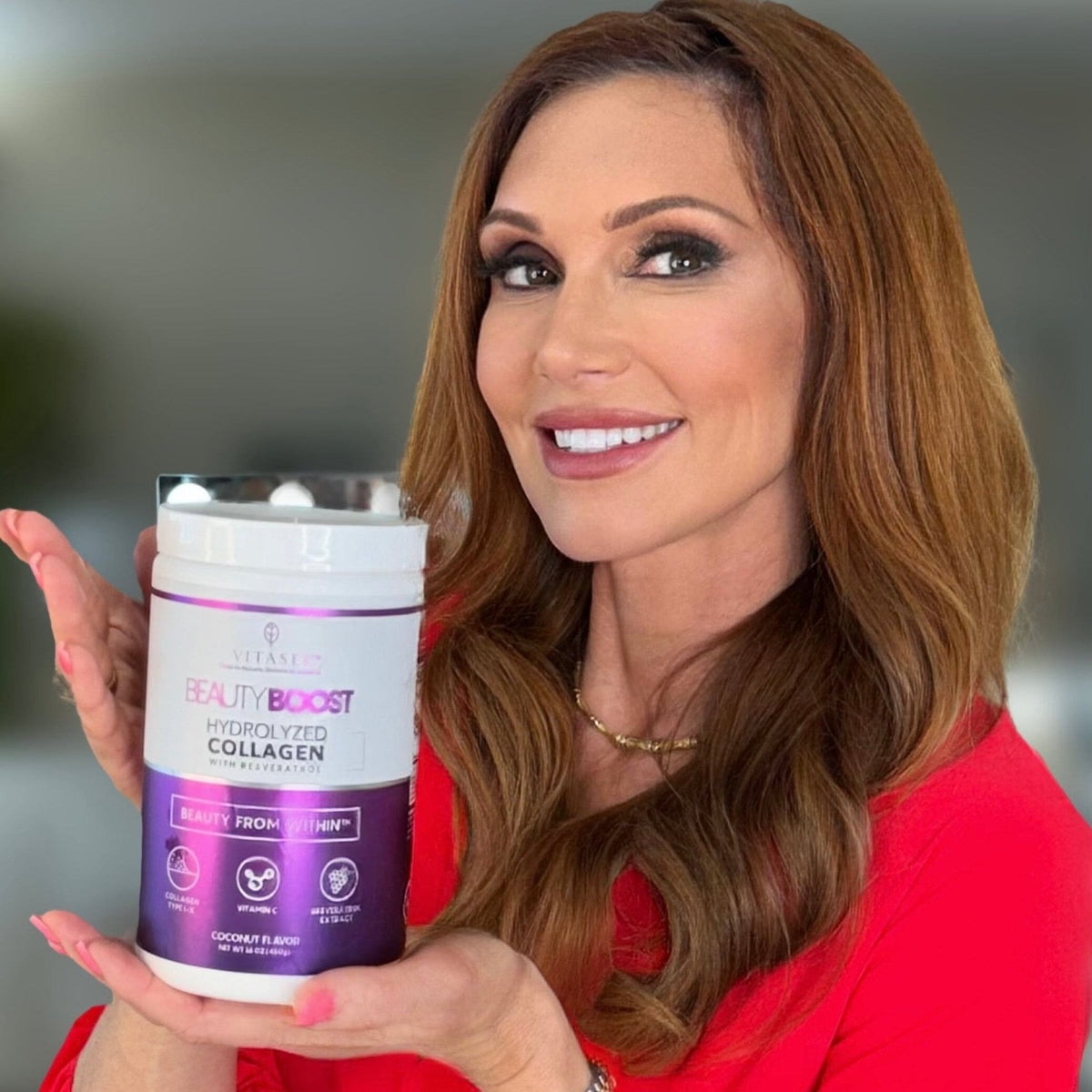 VITASEI Beauty Boost Collagen Peptides Powder, Hydrolyzed Collagen Proteins for Healthy Skin, Gut Health & Joints