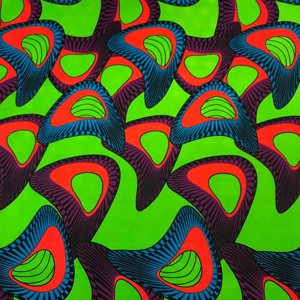 African Print Fabric Cotton Ankara 44 Inches Sold By The Yard (901463