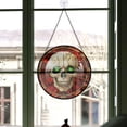 thumbnail image 3 of Mom Christmas Gift - Halloween Vampire Skeletons Spooky Stained Glass Hanging Ornament - Silver & Gold Christmas Tree Decor, Holiday Gift for Family & Friends, Collectible 2025, 3 of 3