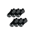 thumbnail image 1 of OTECKA Unisex Basic Performance Ankle Socks with Moisture-Wicking - Cushion Comfort Ankle Socks, Black- 6 Packs, Large-X-Large, 1 of 5