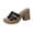 Black Slippers for Women, variant on Hopeusnice Slippers for Women Open Toe Breathable Soft PU Materials Summer Shoes Women's Slippers Non-Slip Block Heel Trendy Roman Outdoor Shoes Silver 40