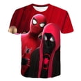 thumbnail image 1 of Marvel Superheroes Hulk Captain America Spiderman T-shirt Kid T Shirts Boys T-shirts Children's Short-sleeved Kids Tee Clothes8T Gong Bohan LED, 1 of 2