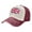 Dark Red, variant on Men Women Union Jacks Flag Distressed Twill Cotton Baseball Cap Vintage Adjustable Dad Hat