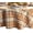 Russet Harvest, variant on Home Fashions Russet Harvest Woven Plaid Cotton Tablecloth for Fall/Thanksgiving, 70" Round