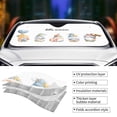thumbnail image 4 of Kdxio Summer Gnome Print Front Windshield Sun Shade,Folding Auto Sunshade for Car Truck SUV-Medium, 4 of 7