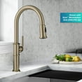 thumbnail image 6 of KRAUS Allyn Traditional Industrial Pull-Down Single Handle Kitchen Faucet in Brushed Gold, 6 of 7
