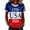 White, variant on MEICHEN Womens Independence Day Patriotic Tops 250th Anniversary Short Sleeve Blouses 1776-2026 Crewneck T Shirts 4th of July Graphic Tees