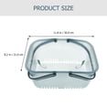 thumbnail image 2 of Portable Bathroom Shower Basket Toiletries Storage Basket Toiletries Storage Holder, 2 of 8