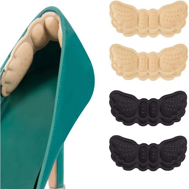 Agarres para el talón, 4 pares de plantillas para zapatos demasiado grandes, antiampollas C