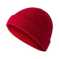 thumbnail image 2 of Men Women Beanie Hat Warm Ribbed Winter Turn Ski Fisherman Docker Hat Unisex, 2 of 8
