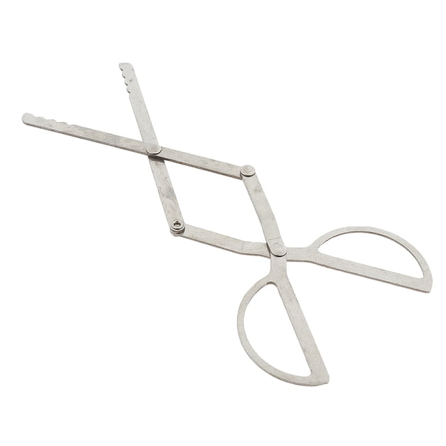 Pinzas de Fuego de Camping al Aire Libre Sunnimix Acero Inoxidable 159mm