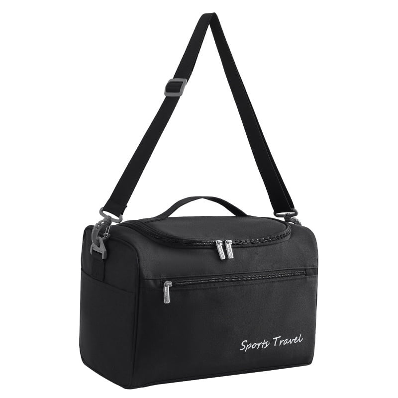 Large Capacity Travel Cosmetic Bag With Shoulder Strap Portable