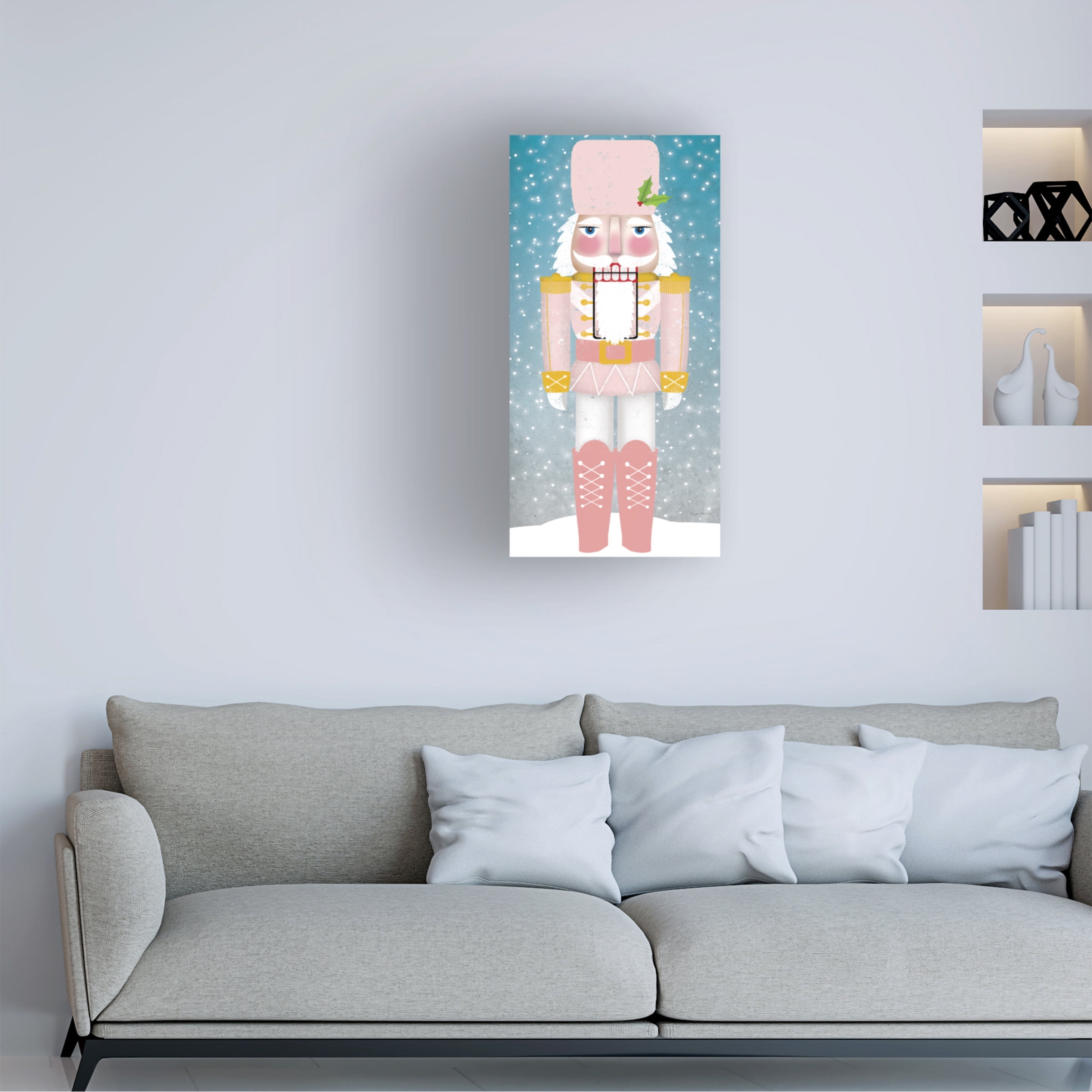 Ryan Fowler 'Nutcracker I Blush' Canvas Art