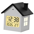 thumbnail image 2 of Reloj despertador digital con forma de casa para niños, luz nocturna, adorno multifuncional Techo negro, 2 of 9