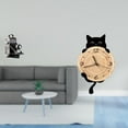 thumbnail image 2 of Adorno De Estatua De Resina Y Reloj De Pared, Accesorio Decorativo Para Armarios, Oficina, Dormitorio, Bar Familiar, Habitación Infantil, Ligero, único, Regalo De Escaparate., 2 of 8