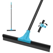 NEWE Floor Squeegee with 58.3” Long Handle, Blue