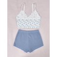 thumbnail image 2 of Conjunto de pijama SweatyRocks de verano y pantalones cortos para mujer, 2 of 7