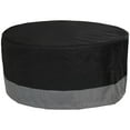 thumbnail image 7 of Sunnydaze 30" Diameter x 12" H Gray and Black Two-Tone Fire Pit Cover, Drawstring, 7 of 7