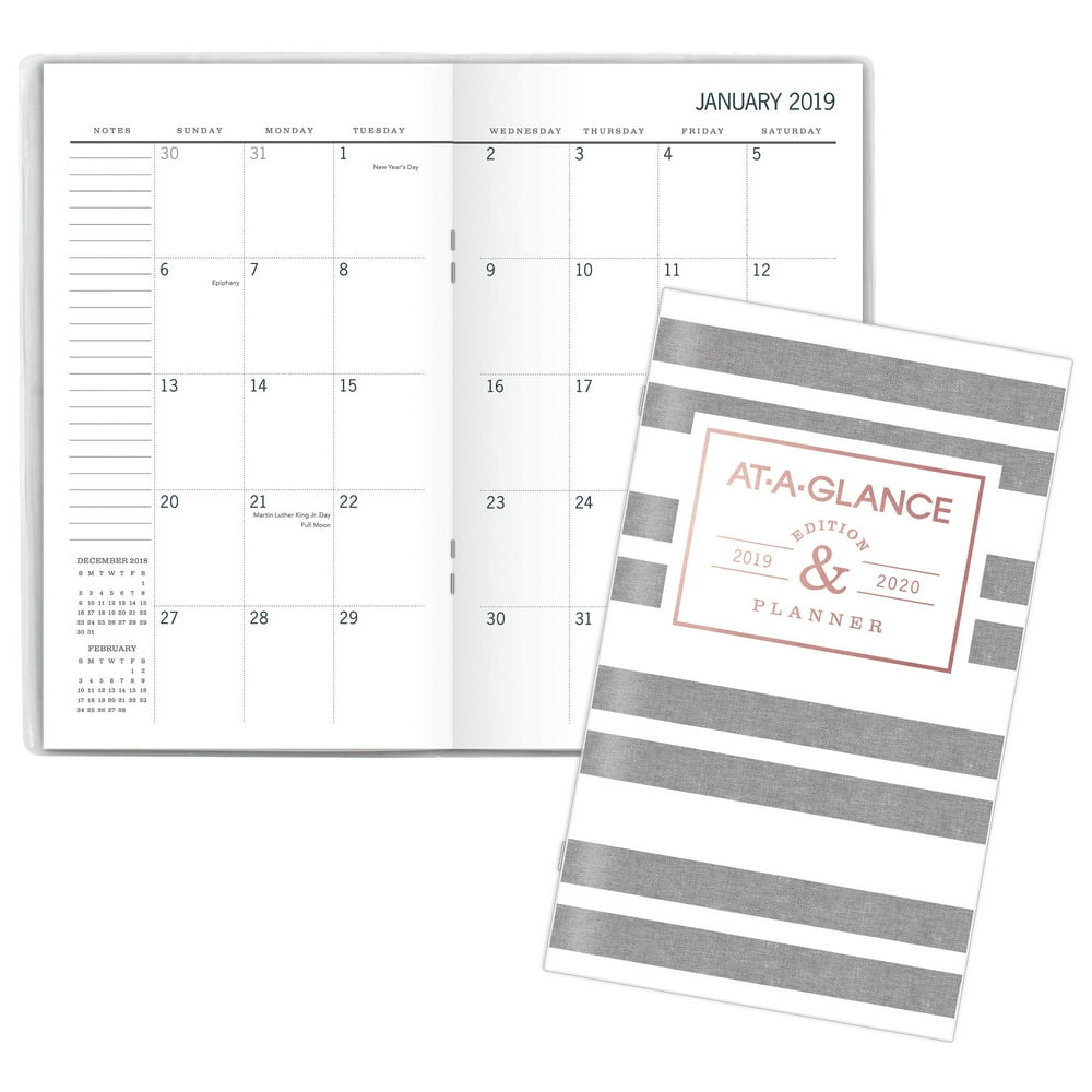 AtAGlance BADGE 2Year Monthly Pocket Planner 2019 Yearly Planners