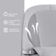 thumbnail image 4 of Columpio Portátil Muja Lujo Ajustable con Asiento Transpirable y Arnés de 3 Puntos multicolor, 4 of 7