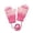 Hot Pink_001, variant on Bmisegm Toddler Winter Gloves Knitted Thermal Lined Thick Cartoon Print Neck Lanyard Mittens Cold Weather Handwear Hot Pink_001