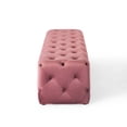 thumbnail image 2 of Anthem 72" Tufted Button Entryway Performance Velvet Bench,Dusty Rose, 2 of 3