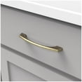 thumbnail image 6 of Hickory Hardware P3371-14-10B 128 mm CC Greenwich Arch Cabinet Pull, Polished Nickel - Pack of 10, 6 of 7