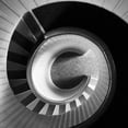 thumbnail image 3 of PhotoINC Studio 15x15 Black Modern Framed Museum Art Print Titled - Spiral Staircase No. 4, 3 of 5