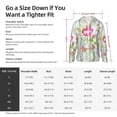 thumbnail image 5 of Kdxio Vintage Wood Background with Floral Print Women Men Sun Protection UPF 50+ Jackets Zip Up Long Sleeve Hoodie Hiking Lightweight with Pockets, 5 of 7