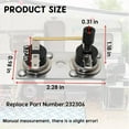 thumbnail image 4 of 2PCS Thermostat Switch 232306 Compatible with -RV Water Heater Parts 120V,RV Water Heater Thermostat, 4 of 7