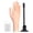 B, variant on Practice Hand Left - Acrylic Nail Hands Realistic Silicone Artificial Hands and Protective Rubber Pliers Nail Hands Realistic Human Model Hands, Nail Tools, Silica Gel Toe Separato Makeup Organizers