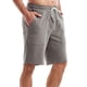 thumbnail image 4 of pstuiky Pantalones cortos para hombre, Pantalones cortos casuales de moda para hombre, de color liso, con cordón y cintura elástica Pantalones cortos de golf, 4 of 5