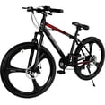 thumbnail image 1 of Bicicleta Montaña Rodada 26 Frenos Disco 21 Vel Cuadro Acero Negro Centurfit, 1 of 11